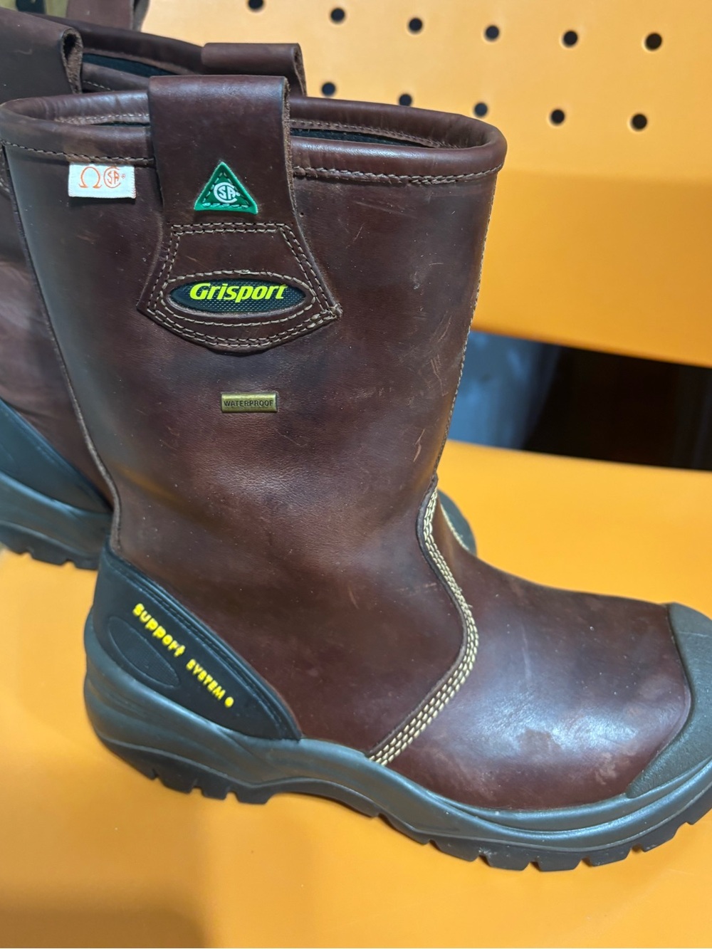 Grisport Waterproof CSA Comp Toe Safety Work Boots Brown Leather Wom 7 EU 39